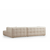ATELIER DEL SOFA Ugaona garnitura Cady 3 Seater Right Beige