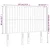Vidaxl Vzglavje z ušesi krem 147x16x118/128 cm blago