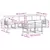 Set vanjskih sofa 8 kom. Prirodna i antracit
