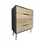 HANAH HOME Komoda Flora Anthracite Sapphire Oak