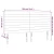 vidaXL LED posteljno vzglavje modro 180x5x118/128 cm blago