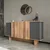 Hanah Home Konzola Diana, 180x81x40 cm, Antracit-orah