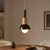 Opviq luster Elwood 20800-C, 1 × E27, braon