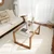 Hanah Home Klub sto Via 85x40x55cm Smeđe