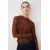 Trendyol Milla ženska bluza Twoaw26Bz00048, braon-braon