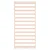 shumee vidaXL Posteljni okvir bel 90 x 200 cm masiven les