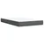 Vidaxl Box spring postelja z vzmetnico temno siva 120x190 cm blago