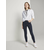 TOM TAILOR DENIM Majica, modra, bela