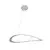 LED luster na sajli CASHMERE LED/40W/230V, prečnik 59,5 cm, beo