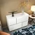 Hanah Home Konzolni sto Mares, 120x81.6x45 cm, Beli