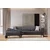 Atelier del Sofa Ugaona garnitura Horizon 85x43x207cm Tamnosiva