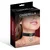 Cinderella Collar with Double Ring Vegan Leather Black
