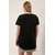 Trendyol Curve Ženska majica Tbbss25Bf00073, Crna