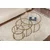 Hanah Home Klub sto-set Aurum, 42x35x42cm, 60x39x60cm, 80x43x80cm, 3 komada, Zlatne boje