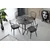 Hanah Home Yaprak 1202 Trpezarijski sto, TamnoSivi