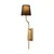 Opviq Zidna lampa Lumora-15331, 16x22x72cm, IP20, Zlatno-crna boje