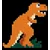 Hama Perle za likanje - dino svet - 1 kos.