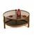Hanah Home Golf klub sto 100 × 100 × 48 cm, orah/crni mermer
