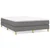 vidaXL Box spring postelja z vzmetnico temno siva 140x200 cm blago