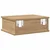 Noćni ormarić 2 pcs Umjetnički hrast 40 x 31 x 15 cm