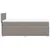 Vidaxl Box spring postelja z vzmetnico taupe 100x200 cm blago