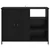 Kreveta Crni hrast 100 x 33 x 75 cm Konstruirano drvo