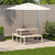 Stol za piknik 110 x 134 x 75 cm od masivne borovine
