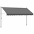 Tenda na uvlačenje antracit 350 x 150 cm od tkanine i čelika