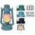 Svetilka z LED plamenom 24 cm modra KO-CX2000500blue