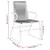 3-dijelni vrtni blagovaonski set od PVC ratana crni