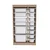Hanah Home Višenamenska komoda Montana Xs 2D4N8U, 69 x112.2 x29.6 cm, Braon-bela