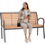 Garden Line VRTNA KLUPA 125 x 60 x 80 CM RJAVA *0865