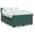 Vidaxl Box spring postelja z vzmetnico temno zelen 140x190 cm žamet