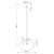 Sollux SL.2539 - Luster na sajli NOX 1xE27/15W/230V krem boje