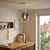 BRILAGI - LED plafonski luster R GLASS 1xE27/60W/230V O 14 cm bela/dimljeno-siva