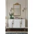 Hanah Home Komoda Meyra 120, Belo-zlatna