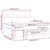 vidaXL vidaXL Box spring postelja z vzmetnico modra 160x200 cm blago, (20893141)