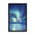 Plakat severni sij nad oceanom - 30x45 silver