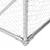 Vanjski pseći boks s vratima 3x2x1 m pocinčani čelik
