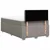 Vidaxl Box spring postelja z vzmetnico taupe 120x190 cm blago