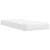 Vidaxl Box spring postelja z vzmetnico bel 100x200 cm umetno usnje