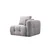Atelier del Sofa Dvosed Amaris 2, 300 x 120 x 65 cm, Svestlosivi