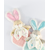 Doudou Darilni set - Igrača roza prijatelj zajček 24 cm
