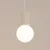 Sollux SL.1719 - Luster na sajli HALO 1xG9/8W/230V prečnika 12 cm krem