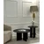 Hanah Home Set klub stolova Leo, 2 komada, Crni