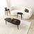 Hanah Home Klub sto Sweet 115x38x50cm Antracit