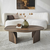HANAH HOME Sto za dnevnu sobu Rock Walnut