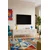 Hanah Home TV komoda Demet, 180 cm, bela / travertin