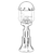 Lessentiel Maison Spoljna zidna lampa BSU-68198-BSY-M1-K, 50 cm, IP65, E27, 40W, Crna