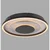 JUST LIGHT. 14409-21 - LED stropno svetilo GLITTY LED/22W/230V prečnik 40 cm crna